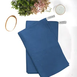 Doctor Towels Blue 2 Pieces Bamboo Terry Hand Towels-picture-50