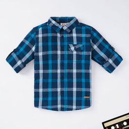 Ed-a-Mamma Boys Tartan Checks Checked Casual Cotton Shirt-image-74