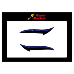 Comet Busters Glitter Eyeliner Sticker - Blue-image-88