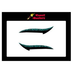 Comet Busters Glitter Eyeliner Sticker - Blue-image-89