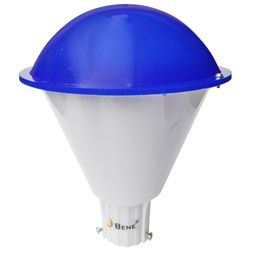 BENE Blue & White Frustum Self-Assembly Terracotta Outdoor Lamp-24