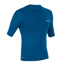 OLAIAN By Decathlon Men Blue Three Quarter Sleeves Round Neck Sporty T-shirt-image-31