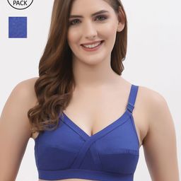 Floret Women Blue Pack Of 2  Bra-image-99