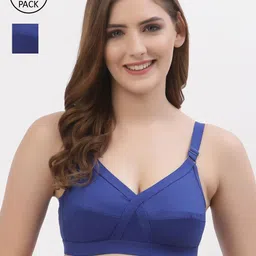 Floret Pack of 2 Non-Padded Non-Wired Everyday Bras-13