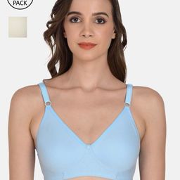mod & shy Women Blue Bra-image-90