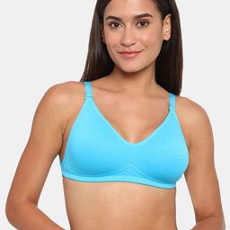Zivame Blue Solid Non Padded Bra-picture-20