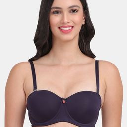 Amour Secret Women Navy Blue Underwired Lightly Padded Bra-picture-10