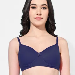 FIMS Pack Of 2 Full Coverage Lightly Padded Non-Wired Everyday Bra With All Day Comfort image 5