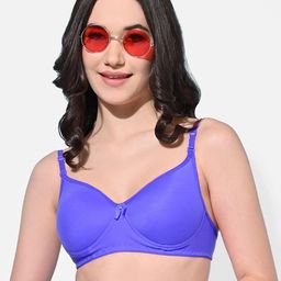 FIMS Pack Of 2 Full Coverage Lightly Padded Non-Wired Everyday Bra With All Day Comfort image 4
