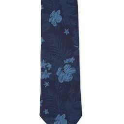 Louis Philippe Men Navy Blue Printed Ascot Tie-picture-46