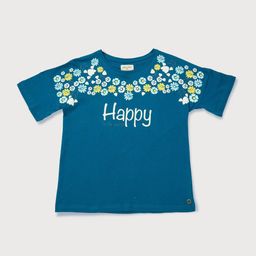 Gini and Jony Girls Blue Floral Print Top-image-79
