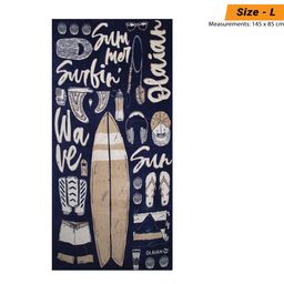 Beach towel 145 x 85 cm - Icon Blue-image-97