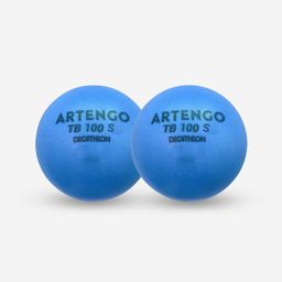 7cm Foam Tennis Ball TB100 Twin-Pack - Blue-image-58