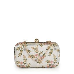 gaura pakhi Embroidered Box Clutch-image-13