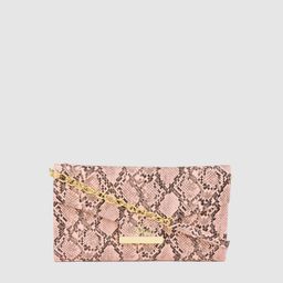 Lavie Ferry Pink Animal Textured Structured Sling Bag-9