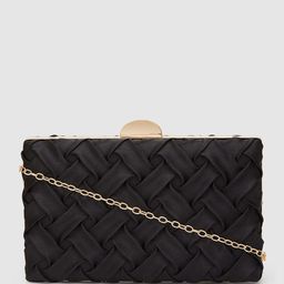 Globus Women Black Textured Party Box Clutch-picture-22