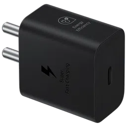 SAMSUNG EP-T2510XBNGIN 25W Type C Fast Charger (Type C to Type C Cable, Support PD 3.0 PPS, Black) image 3