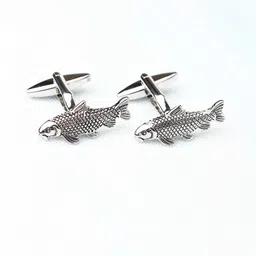 Tossido Men Silver Solid Quirky Metal Cufflinks-image-18
