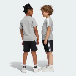 adidas Essentials 3-Stripes Tee and Shorts Set image 2