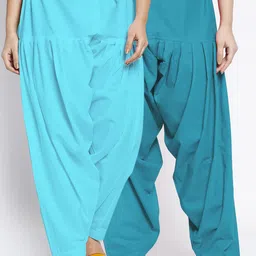 GRACIT Women Pack Of 2 Solid Cotton Salwar-picture-42