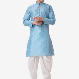 ROYAL KURTA Men Ethnic Motifs Printed Kurta with Salwar-picture-10