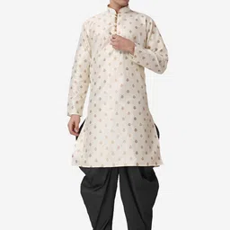 ROYAL KURTA Ethnic Motifs Printed Regular Kurta With Dhoti Pants-image-71