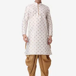ROYAL KURTA Men Printed Kurta with Salwar-image-96