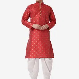 ROYAL KURTA Men Ethnic Motifs Printed Kurta with Dhoti Pants-picture-9