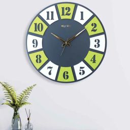 olive tree Almo Multicolour Engineered Wood Wall Clock-picture-18