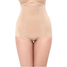 Amante Solid Full Coverage High Rise Waist Cincher - Nude-picture-13