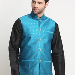 KRAFT INDIA Printed Nehru Jackets-picture-34