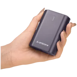 ambrane PowerLit 30 10000 mAh 33W Fast Charging Power Bank (1 Type C & 1 USB-A Ports, Mini Pocket Size, Purple)-picture-12