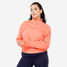 domyos Women Sweatshirt Half-Zip - Coral-picture-26