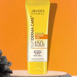 Jovees Herbal Sun Derma Care Lotion SPF 50 PA+++ Broad Spectrum Oil Free - 100g-19