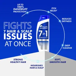 Head & Shoulders 7-in-1 Benefits Anti-Dandruff Shampoo - 650ml image 5