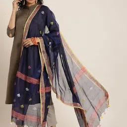 Taavi Jamdani Handloom Dupatta-picture-31