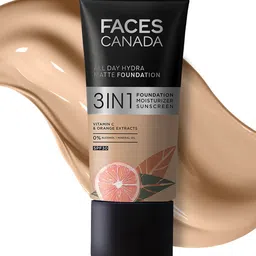 FACES CANADA 3-in-1 All Day Hydra Matte SPF30 Foundation 25ml - Medium Natural 022-22