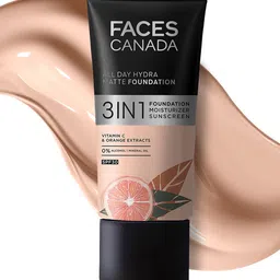 FACES CANADA 3-in-1 All Day Hydra Matte SPF30 Foundation 25ml - Rose Ivory 011-13