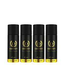 Denver Men Set of 4 Caliber Nano Body Deodorant Spray - 50 ml each-85