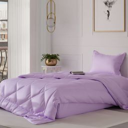 Stoa Paris Lavender Geometric AC Room 150 GSM Single Bed Comforter-image-41