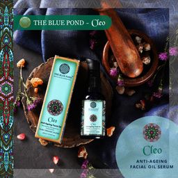 The Blue Pond Cleo Anti-Ageing Facial Oil Serum with Macadamia & Pomegranate - 30ml-1