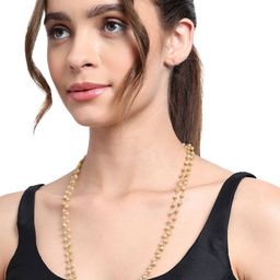 AARSEE OFFICIAL 22KT Gold-Plated 2 String Pearl Chain-48