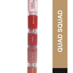 Milagro beauty 4 In 1 Smudgeproof Matte Liquid Lipstick- 4 ml - Merry- Halo- Saint- Cosmic-7