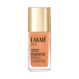 Lakme 9to5 Powerplay Priming Foundation, Built in Primer, Long-Lasting-Warm Wood 25ml-13