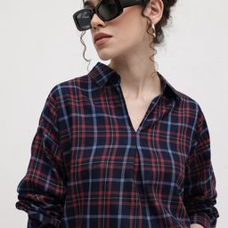 The Roadster Lifestyle Co. Checked Cotton Top-picture-42