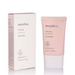Innisfree Set of 2 Tone Up No Sebum Sunscreen SPF50+ PA++++ - 50ml each image 3