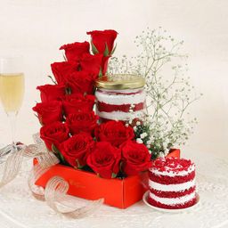 Dreamy Red Lovers Delight Hamper-29