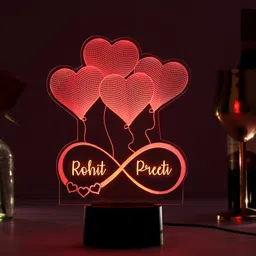 All Hearts Personalized LED Lamp-32