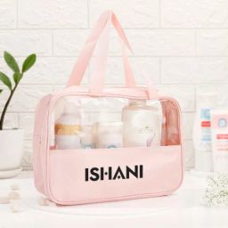 Chic Travel Essentials Personalized Cosmetic Bag-image-112