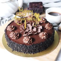 Truffle Delight Anniversary Cake (500 Gm)-image-97
